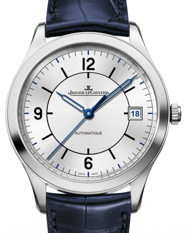 Jaeger-LeCoultre Calibre 899/1 Master Control Date 1548530 Silver Arabic / Index Stainless Steel Leather 39mm Automatic BRAND NEW