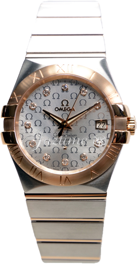 OMEGA 123.20.35.20.52.003 CONSTELLATION CO-AXIAL 35mm RED GOLD - BRAND NEW