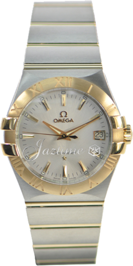 OMEGA 123.20.35.60.02.002 CONSTELLATION QUARTZ 35mm STEEL AND YELLOW GOLD - BRAND NEW