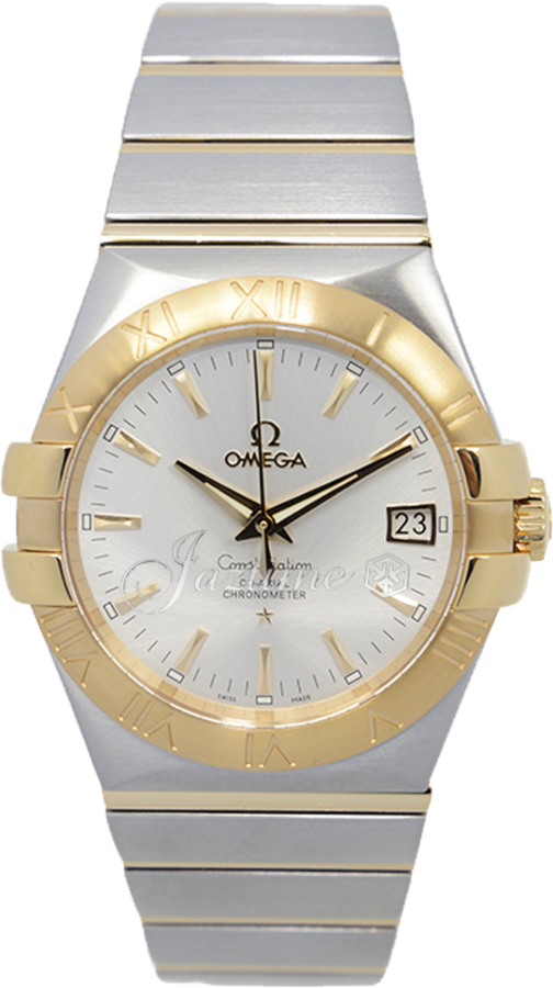 OMEGA 123.20.35.20.02.002 CONSTELLATION CO-AXIAL 35mm STEEL AND YELLOW GOLD - BRAND NEW