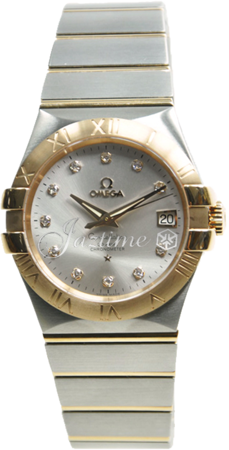 OMEGA 123.20.35.20.52.001 CONSTELLATION CO-AXIAL 35mm STEEL AND RED GOLD - BRAND NEW