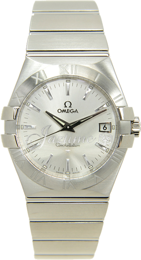 OMEGA 123.10.35.60.02.001 CONSTELLATION QUARTZ 35mm STEEL - BRAND NEW