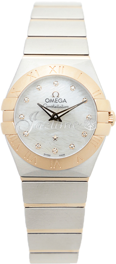 Omega 123.20.24.60.55.007 Constellation Quartz 24mm Steel And Red Gold BRAND NEW