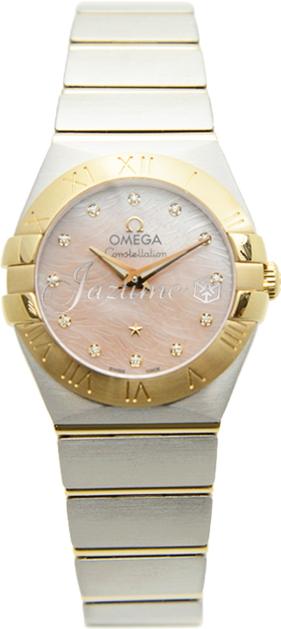 Omega 123.20.24.60.57.004 Constellation Quartz 24mm Steel And Yellow Gold BRAND NEW