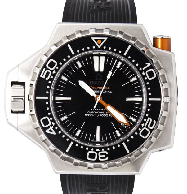 Omega 224.32.55.21.01.001 Seamaster Ploprof 1200M 55mm x 48mm Black Stainless Steel Rubber BRAND NEW