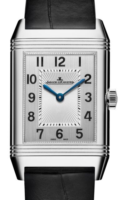 Jaeger-LeCoultre Calibre 822A/2 Reverso Classic Medium Thin 2548520 Silver Guilloche Stainless Steel Leather 40.1 x 24.4mm Manual-Winding BRAND NEW