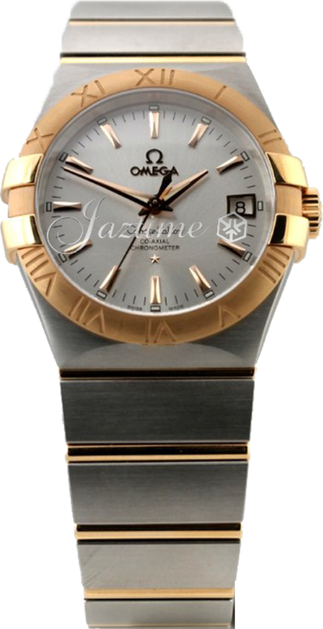 OMEGA 123.20.35.20.02.001 CONSTELLATION CO-AXIAL 35mm STEEL AND RED GOLD - BRAND NEW