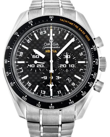 Omega 321.90.44.52.01.001 Speedmaster HB-SIA Co-Axial GMT Chronograph Numbered Edition 44.25mm Carbon Fiber Titanium BRAND NEW