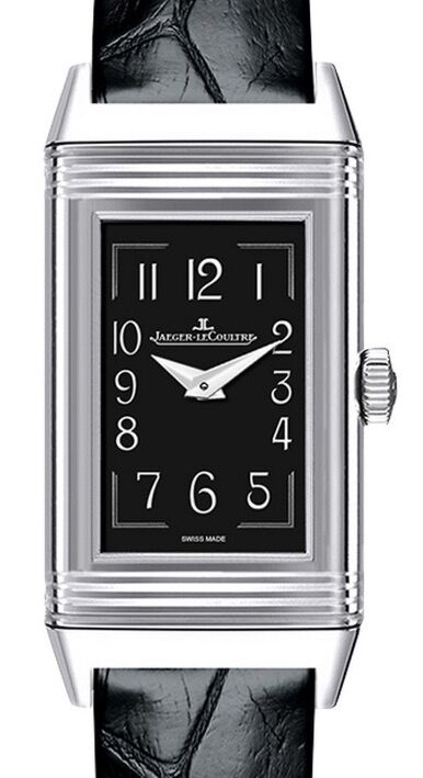 Jaeger-LeCoultre Calibre 657 Reverso One R??dition 3258470 Black Opaline Stainless Steel Leather 32.5 x 16.3mm Quartz - BRAND NEW