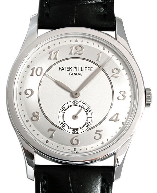 Patek Philippe Calatrava Small Seconds Platinum Silver Dial 5196P-001