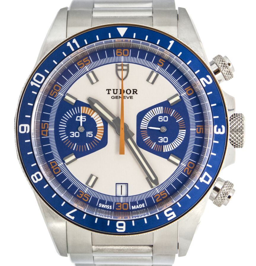 Tudor Heritage Steel Chronograph Blue & Silver Index 42mm 70330B-95740