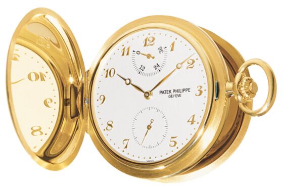 Patek Philippe 983J-001 Lepine Pocket Watch 48mm Ivory Arabic Yellow Gold Manual BRAND NEW