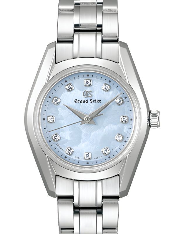Grand Seiko Heritage 62GS Steel 26mm “Wind in the Spring Sunshine” Pale Blue Dial STGF389- BRAND NEW