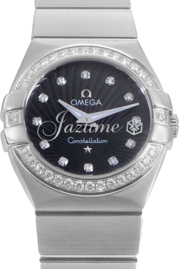 OMEGA 123.15.27.60.51.001 CONSTELLATION QUARTZ 27mm STEEL BRAND NEW