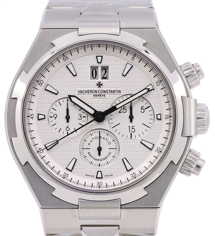 Vacheron Constantin Overseas Chronograph Stainless Steel White Dial Bracelet 42mm 49150/B01A-9095 Second Generation