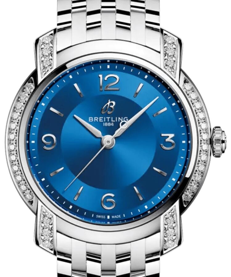 Breitling Lady Premier 32 Stainless Steel Blue Dial A77330671C1A1