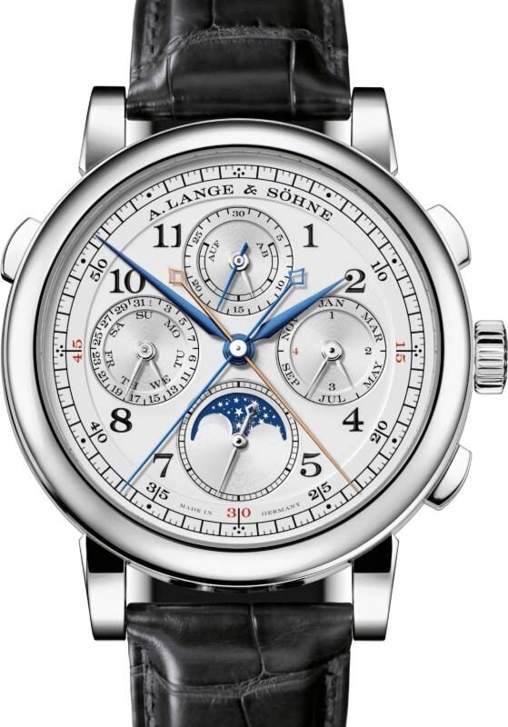 A Lange Sohne 1815 Rattrapante Perpetual Calendar Platinum 421.025FE