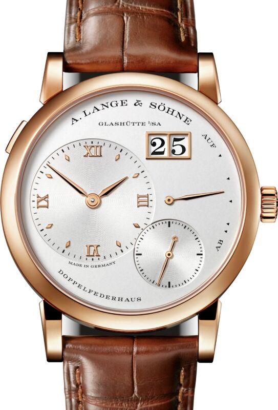 A Lange Sohne Lange 1 Pink Rose Gold 38.5mm Argente Silver Dial 191.032 - BRAND NEW