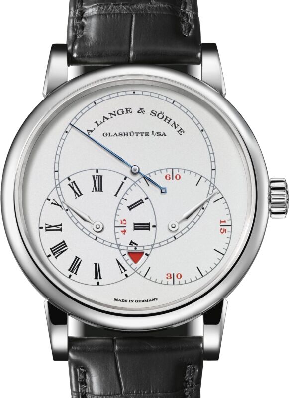 A Lange Sohne Richard Lange Jumping Seconds Platinum 40mm Silver Dial 252.025 - BRAND NEW