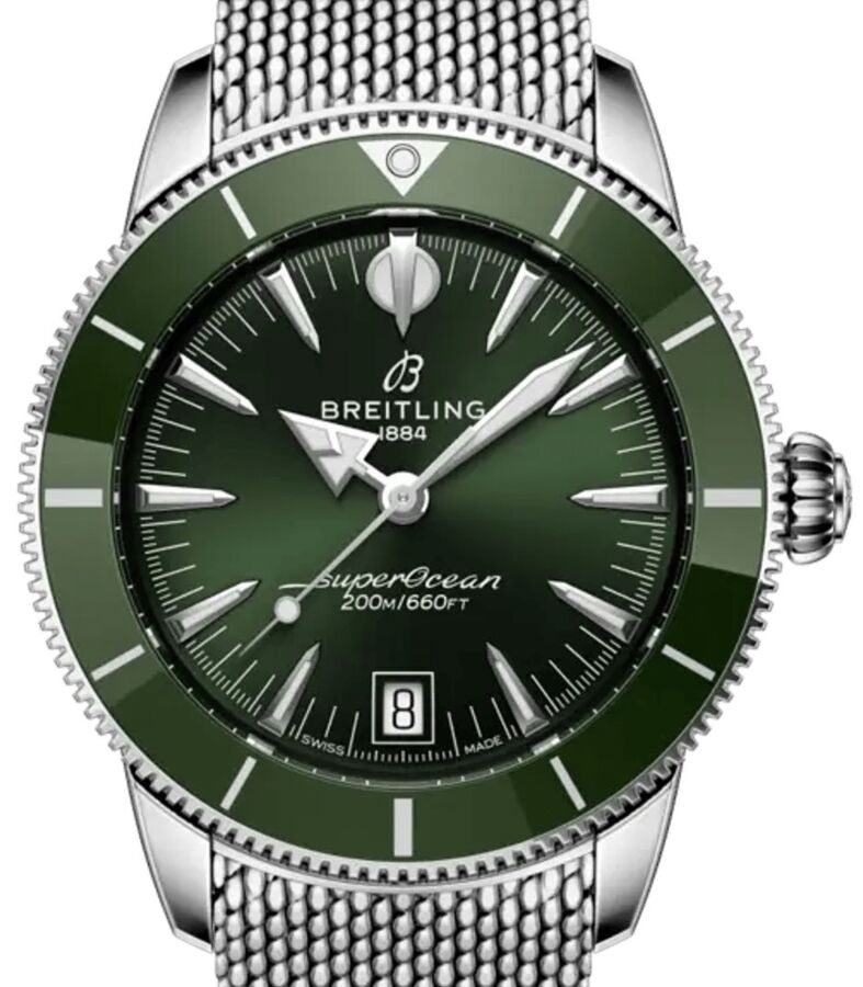 Breitling Superocean Heritage B31 Automatic 40 Stainless Steel Green Dial AB3110361L1A1