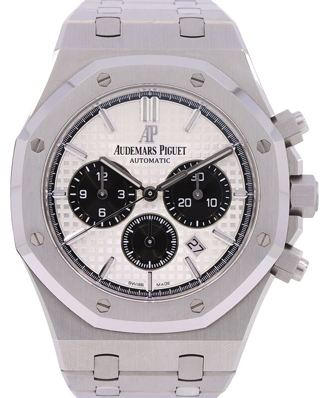 Audemars Piguet Royal Oak "Panda" Chronograph Steel Silver White Index 41mm Steel Bracelet 26331ST.OO.1220ST.03 - PRE-OWNED