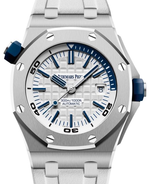 Audemars Piguet Offshore Diver 42mm Steel White Dial 15710ST.OO.A010CA.01 