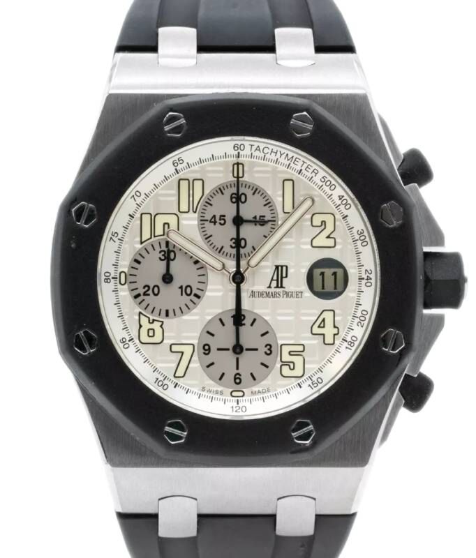 Audemars Piguet Royal Oak Offshore Rubber-Clad Stainless Steel 42mm Silver 25940SK.OO.D002CA.02