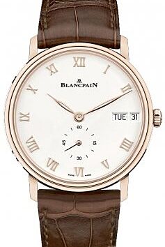 Blancpain Villeret Ultraplate Red Gold Opaline Dial 6652 3642 55B