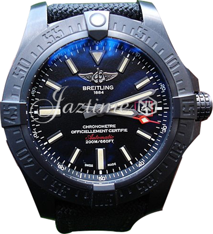 BREITLING V1731110|BD74|109W|M20BASA.1 AVENGER BLACKBIRD 44 44mm TITANIUM BRAND NEW