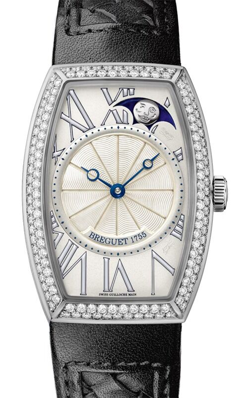 Breguet Heritage Phase de Lune 8861 White Gold/Diamonds 25mm Mother of Pearl Dial 8861BB/11/386 D000