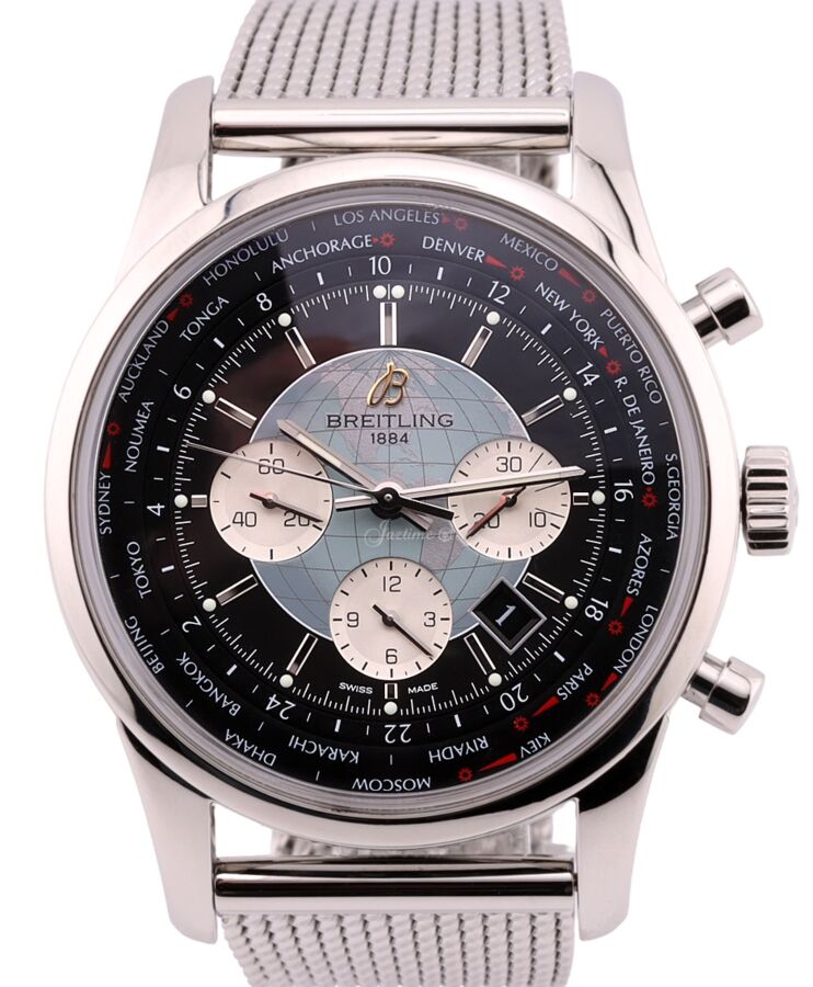 BREITLING AB0510U4|BB62|152A TRANSOCEAN CHRONOGRAPH UNITIME 46mm 18K RED GOLD AND STEEL 