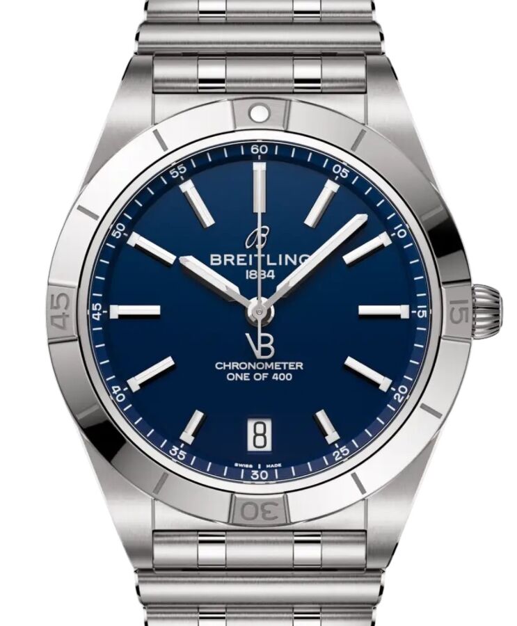Breitling Chronomat Automatic 36 Victoria Beckham Steel Blue Dial A103801A1C1A1