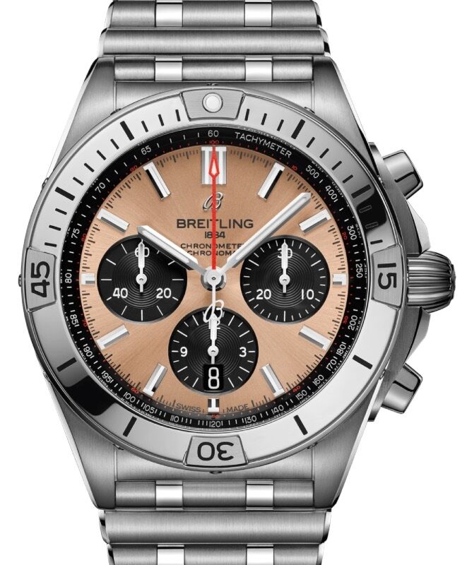 Breitling Chronomat B01 42 Stainless Steel Copper Dial AB0134101K1A1