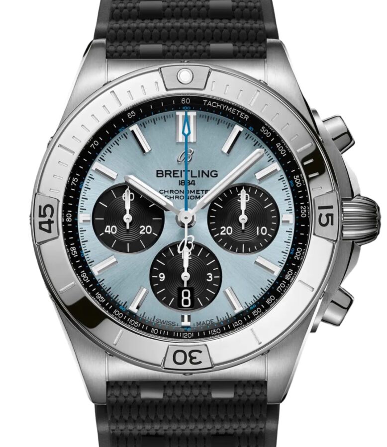 Breitling Chronomat B01 42 Steel/Platinum Blue Dial PB0134101C1S2