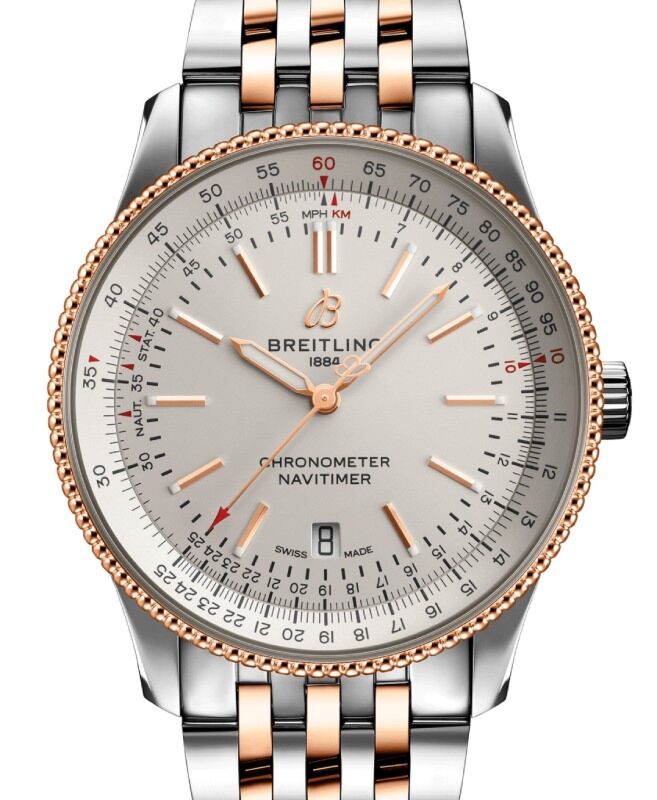 Breitling Navitimer Automatic 41 Stainless Steel/Red Gold Cream Dial U17326211G1U1 - BRAND NEW