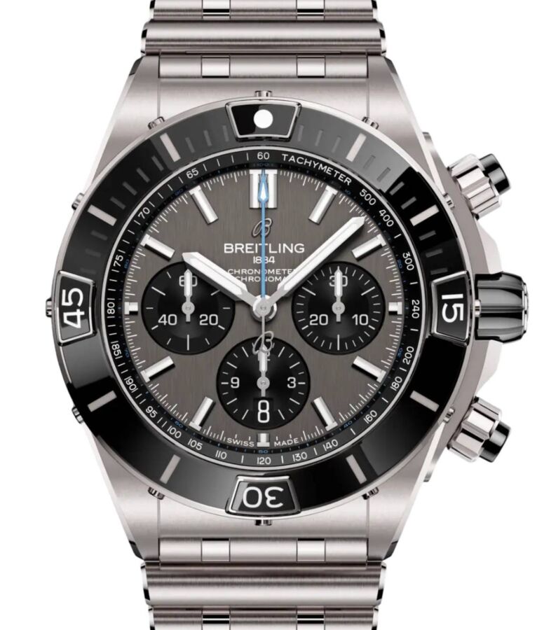 Breitling Super Chronomat B01 44 Titanium Grey Dial EB0136251M1E1