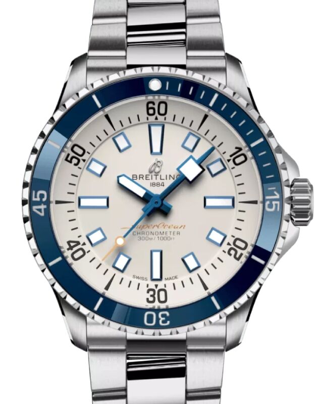 Breitling Superocean Automatic 42 Stainless Steel Cream Dial A17375E71G1A1
