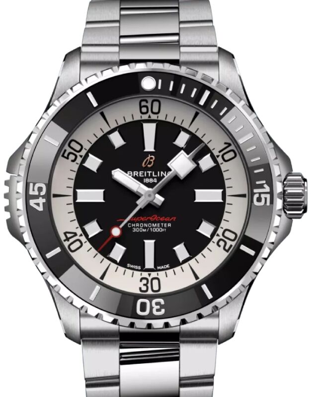 Breitling Superocean Automatic 46 Stainless Steel Black Dial A17378211B1A1