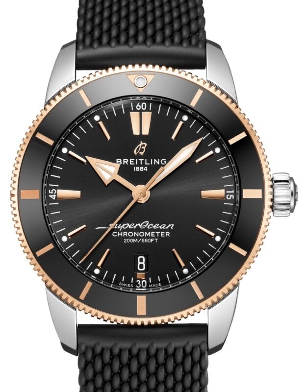 Breitling Superocean Heritage B20 Automatic 44 Stainless Steel/Red Gold Black Dial UB2030121B1S1
