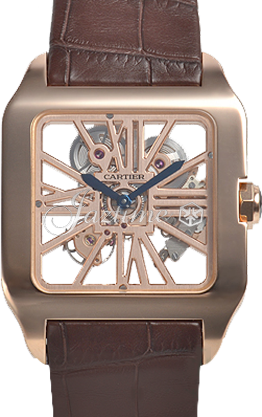 CARTIER W2020057 SANTOS DUMONT PINK GOLD BRAND NEW