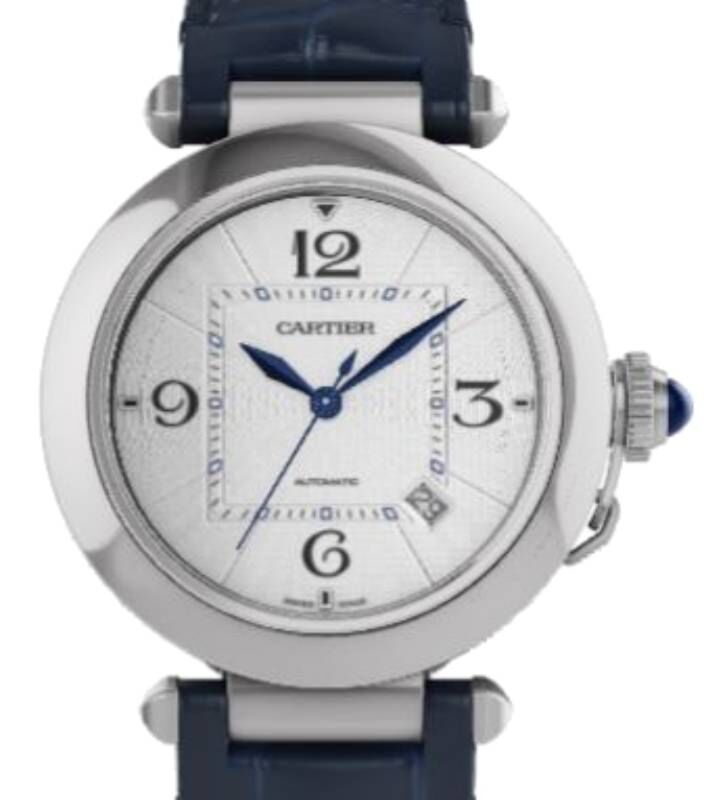 Cartier Pasha De Cartier Steel 41mm Silver Dial WSPA0010
