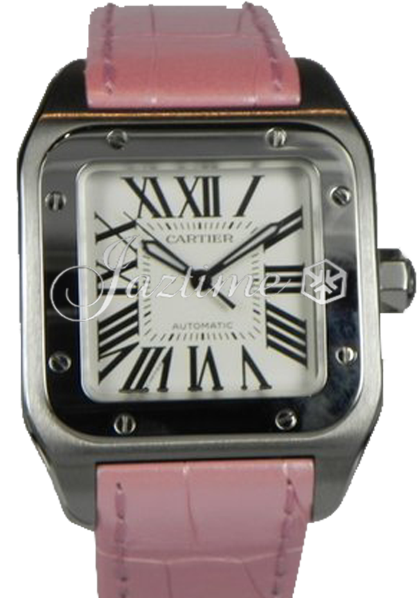 CARTIER W20126X8 SANTOS 100 STAINLESS STEEL BRAND NEW