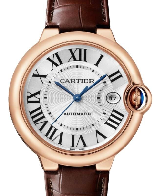 Cartier Ballon Bleu de Cartier 40mm Rose Gold Silver Dial WGBB0035