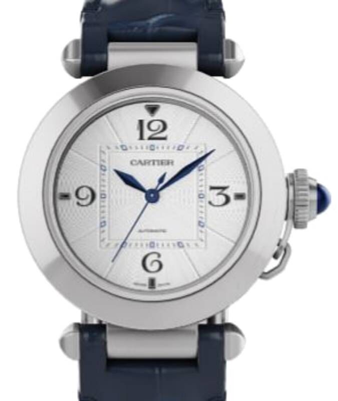 Cartier Pasha De Cartier Steel 35mm Silver Dial WSPA0012