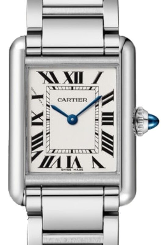 Cartier Tank Must Small Quartz Silver Dial Stainless Steel WSTA0051