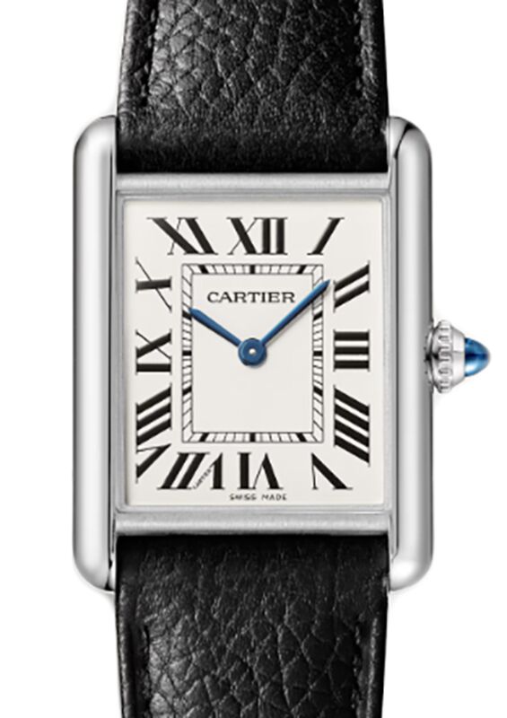 Cartier Tank Must Large Quartz Steel Silver Dial WSTA0109
