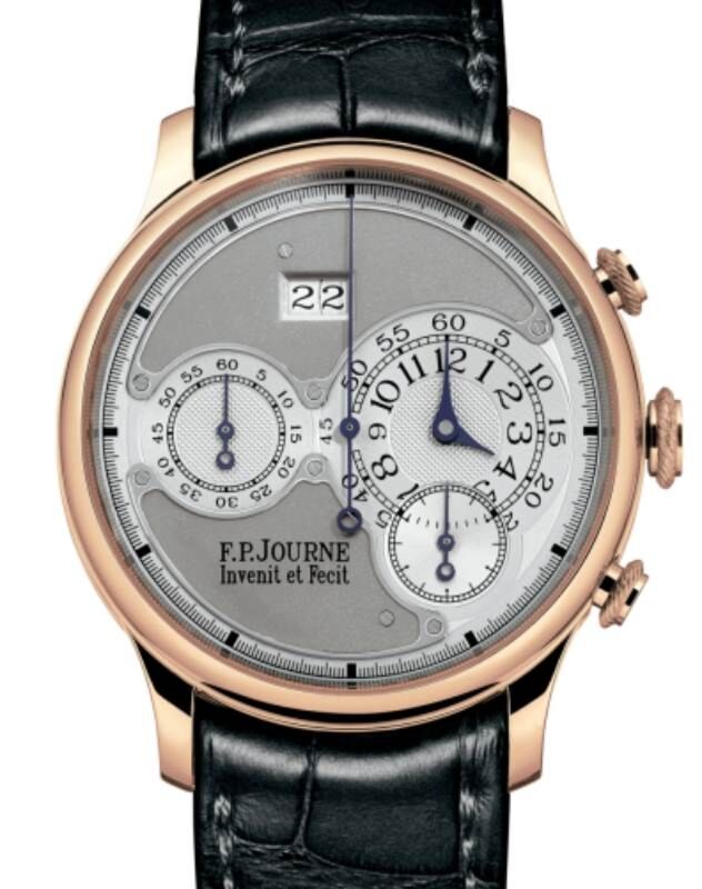 F.P.Journe Octa Chronographe Rose Gold 40mm Silver Dial Leather Strap - BRAND NEW