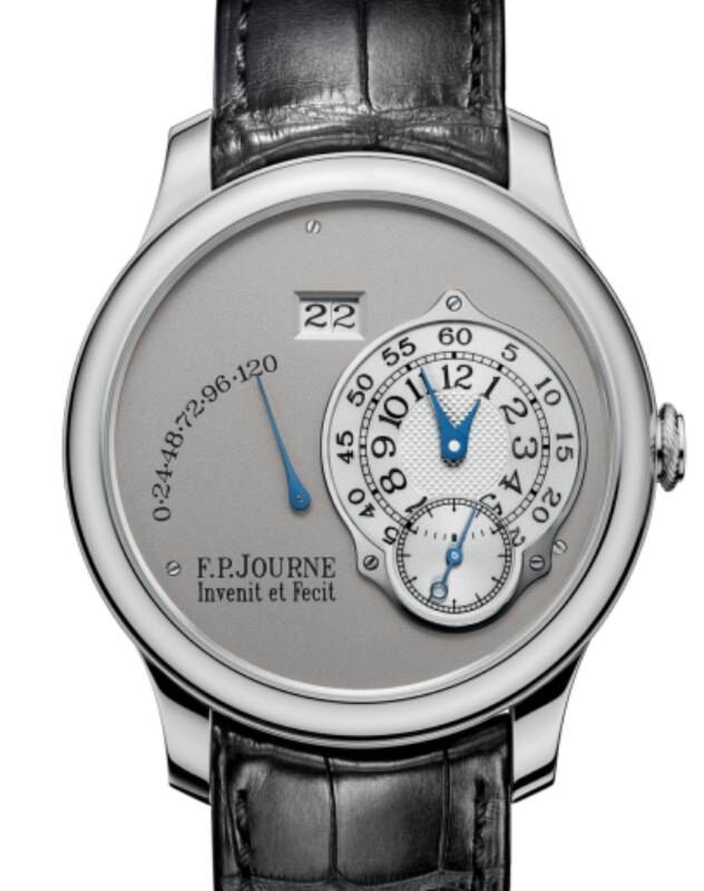 F.P.Journe Octa Reserve De Marche Platinum 40mm Silver Dial Leather Strap - BRAND NEW