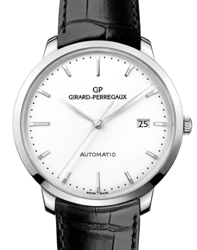 Girard Perregaux 1966 40mm Stainless Steel Leather Strap 49555-11-131-BB60