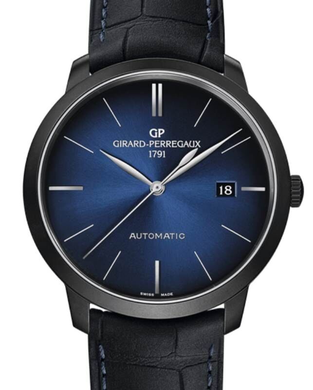 Girard Perregaux 1966 Earth to Sky Ediiton Steel Blue & Sunray Motif Dial 49555-11-433-BH6A